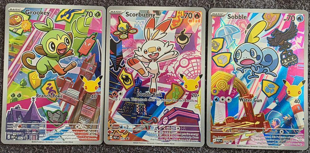 Zestaw 2 – First Partner Illustration Collection Series 2 (Unova