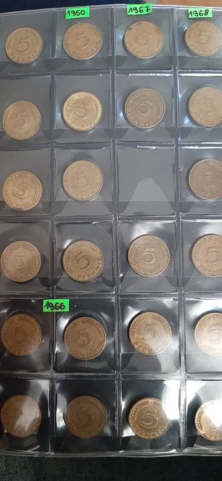 Monety RFN 1,2,5 i 10 pfennig zamienię