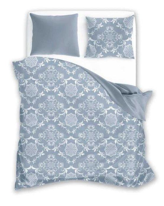 Komplet pościeli 200cm x 220 100% bawełna szary
