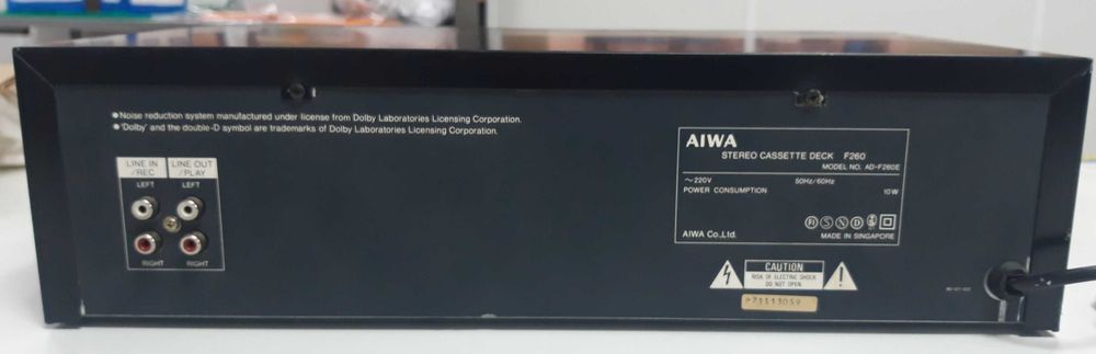 AIWA F-270 Deck Cassetes