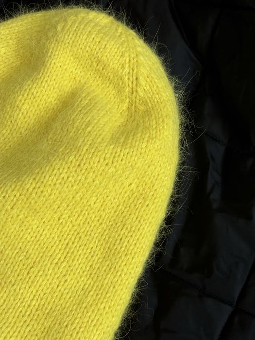 Подвійна шапка з ангори