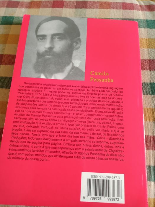 Livro China de Camilo Pessanha 8€