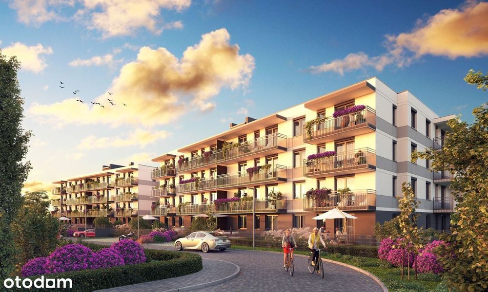 2-pokojowe mieszkanie 47m2 + balkon Bezpośrednio