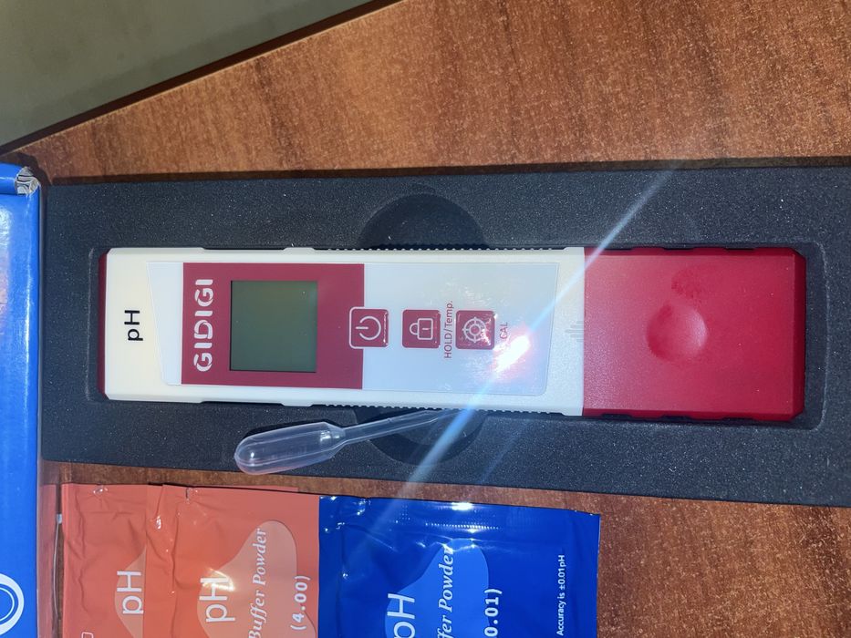 Medidor Digital de pH e Temperatura GIDIGI – Novo