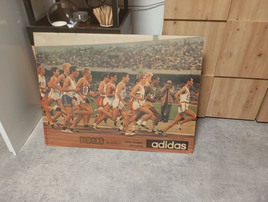 Plakat reklama ADIDAS 1968r UNIKAT