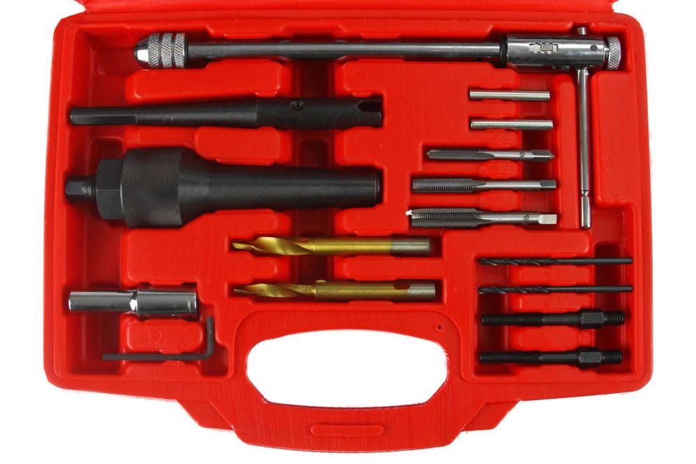 Zestaw do wyciągania urwanych świec żarowych Solidny Profesjonalny