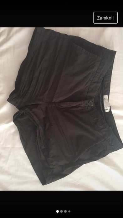 Czarne spodenki hm 34