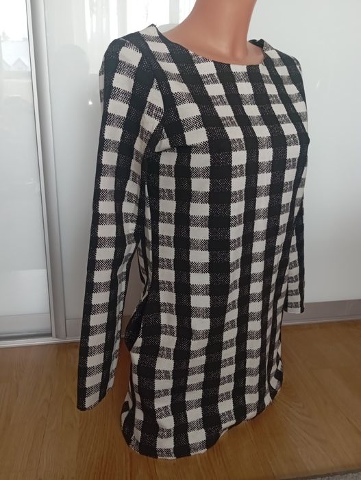 Sukienka w kratę/tunika nowa rozmiar M