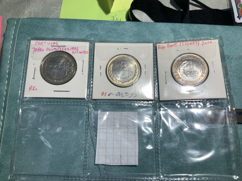 200 Escudos Bimetálica  - 3 moedas diferentes - Lote 8