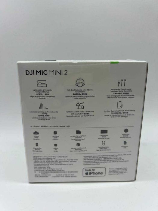 DJI Mic Mini 2 (1 TX + Mobile RX + Charging Case) + перехідник на litingh