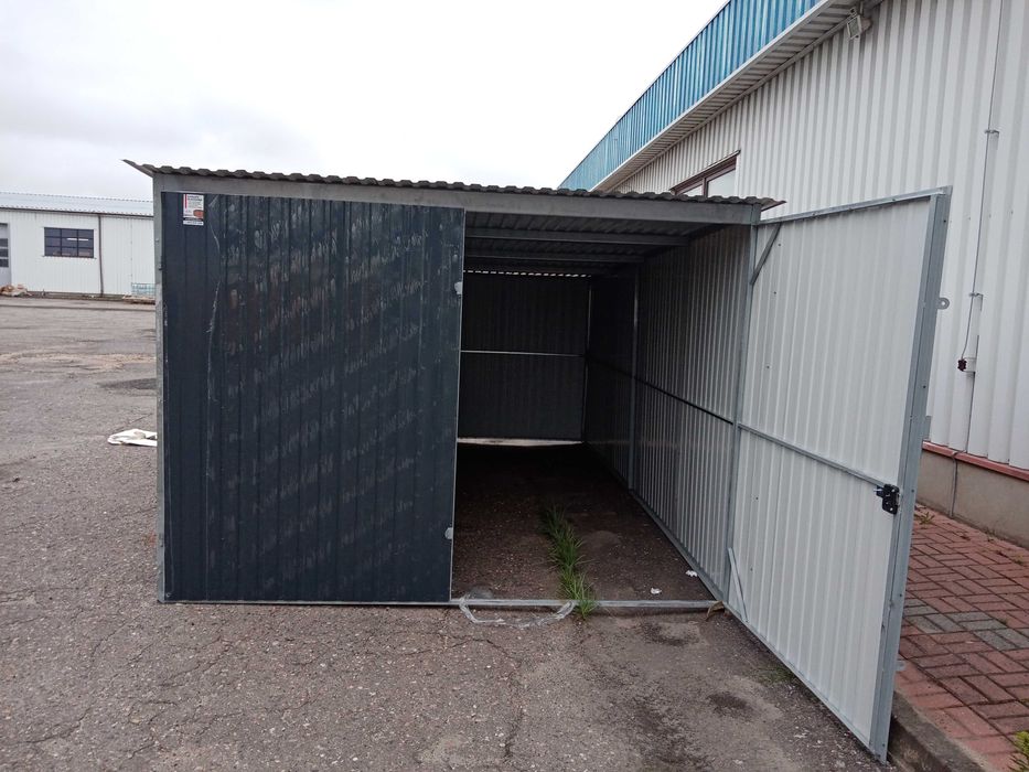 Garaż blaszany 3x5 w KOLORZE Ral 7016 lub orzech PROMOCJA