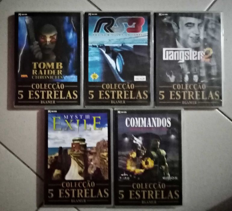 Coleção de 5 Jogos de PC (coleção 5 estrelas)
