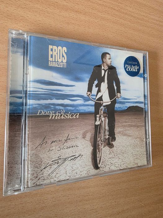 CD de música "Dove c'è Musica" de Eros Ramazzotti.