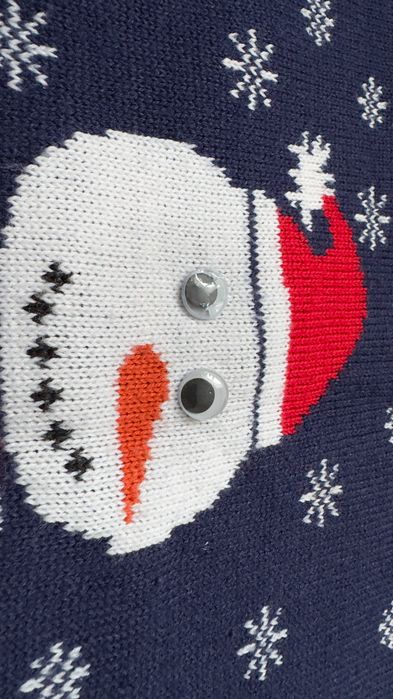 Świetny świąteczny sweter męski firmy Peacocks rozmiar L