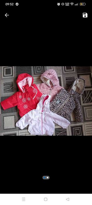 Куртка для дівчинки 6)9 міс