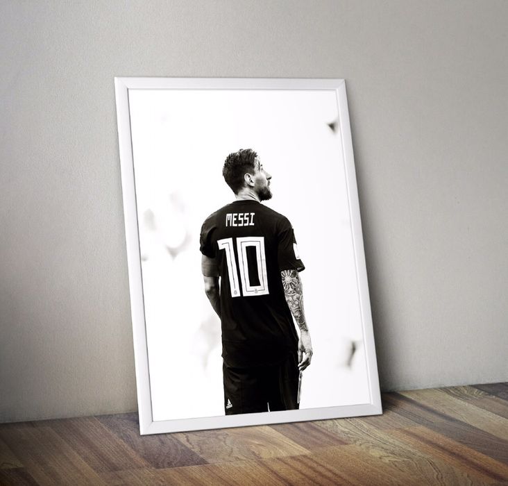 Плакат, футбольный постер Месси, Messi. Barcelona, Барселона