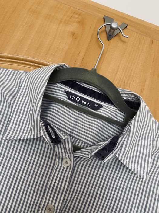Koszula w szare paski