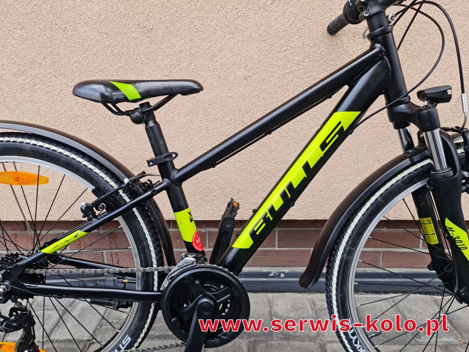 Rower dziecięcy BULLS koła 24 ALUMINIUM shimano okazja rabat WYSYŁKA FV 23% POLECAM rabat rower po serwisie