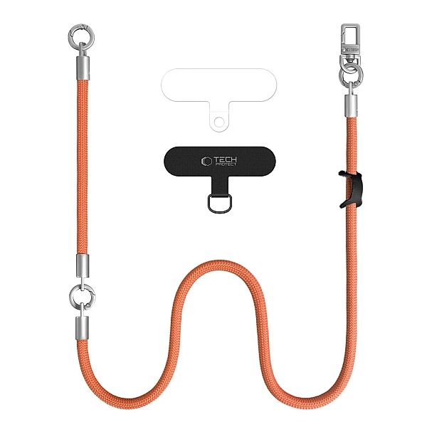 Tech-Protect C10S Rope Crossbody & Wrist Orange/Titanium