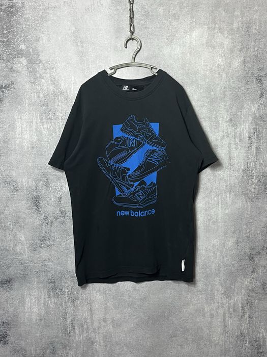 футболка new balance big logo