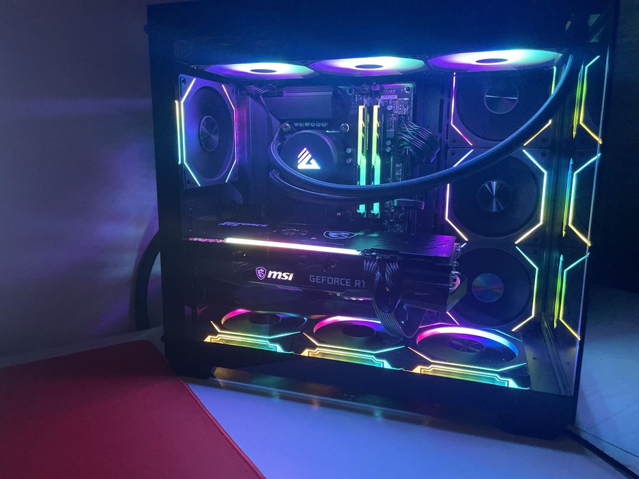 wentylatory pc rgb 7 sztuk typu lianli