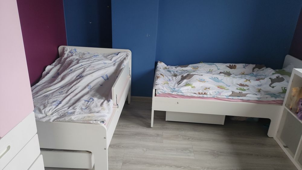 Ikea Släkt Rozsuwana rama łóżka 80x200