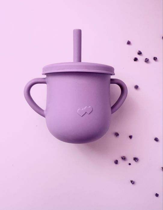 Набір дитячого силіконового посуду + гель