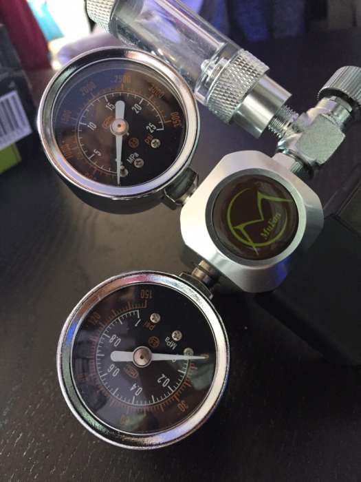 Manômetros / regulador de co2 profissional com válvula solenoide