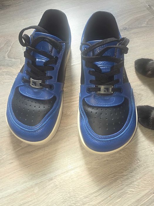 Buty barefoot sneakers Wave - Black & Blue Barebarics czarne niebieskie rozm. 37