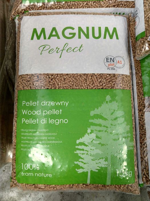 Pellet MAGNUM Perfect, Polski produkt dostawa pow. 1 t GRATIS! Grójec Góra Kalwaria, Warka, Chynów