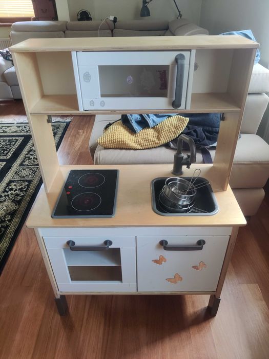 Kuchnia dla dzieci Ikea DUKTIG z akcesoriami, stan bdb.