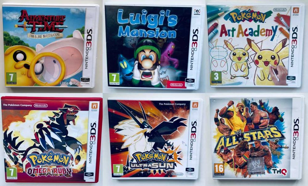 Картриджі для Nintendo Switch, Switch 2, Nintendo 3DS/DS, Atari 2600