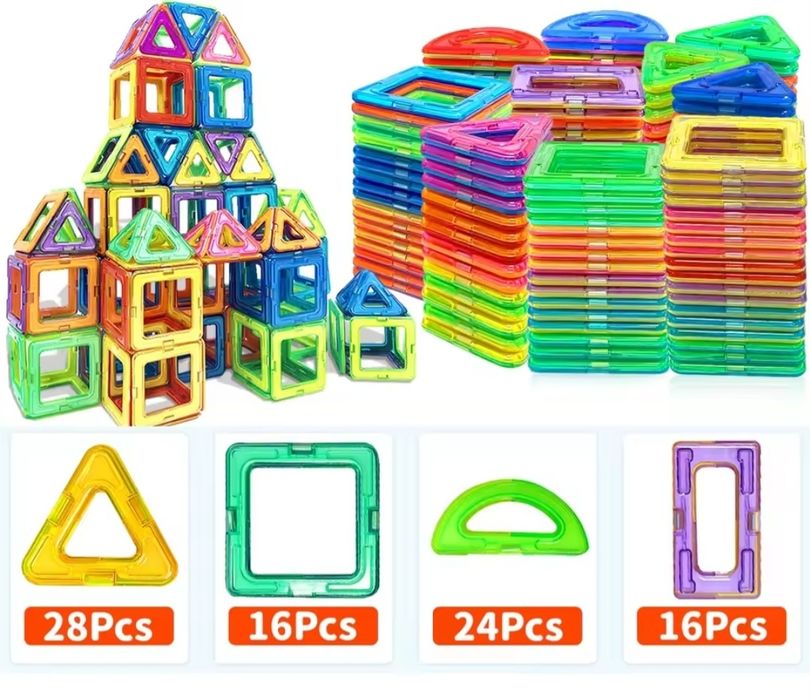 Магнітний конструктор 84/50 шт, магнитный конструктор