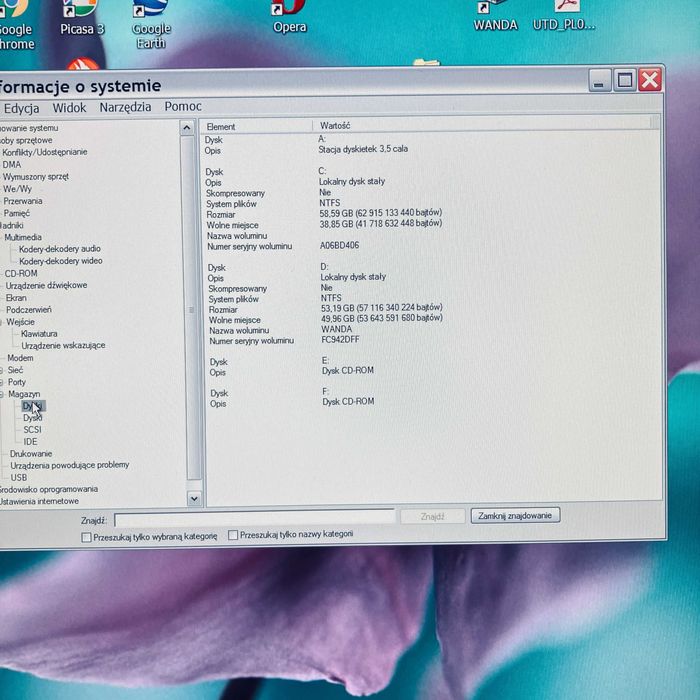 Komputer Intel/Pentium4 + monitor Fujitsu Siemens + klawiatura | retro