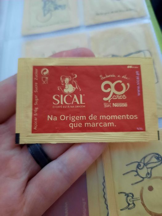 Pacotes de açúcar Sical "Na origem de momentos que marcam"