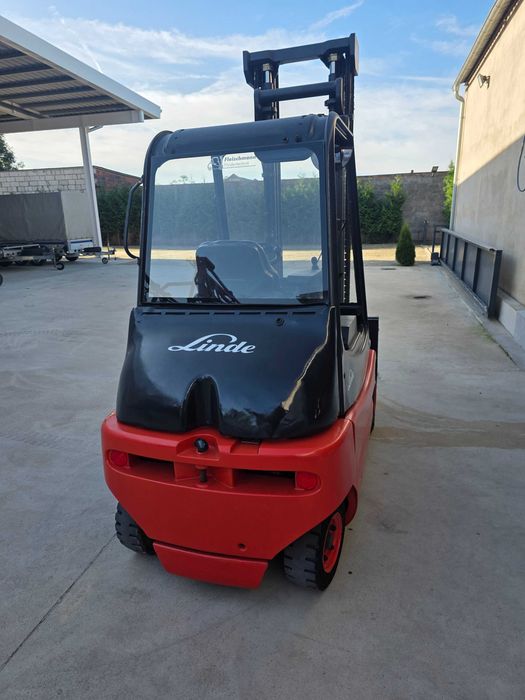 Wózek widłowy elektryczny Linde E30 3 tony pozycjoner wideł