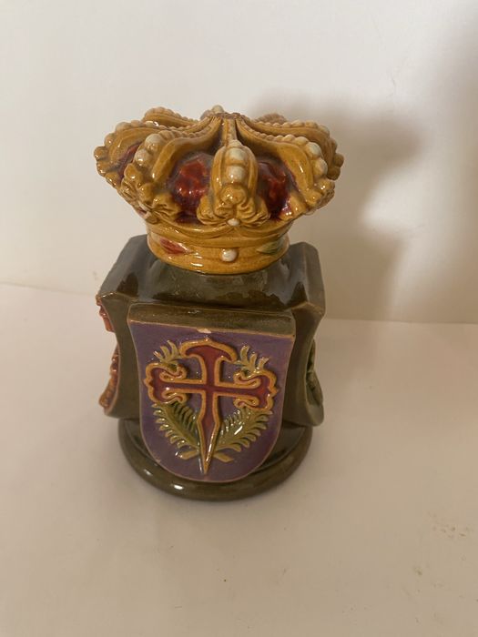 Tinteiro em faianca das caldas da Rainha