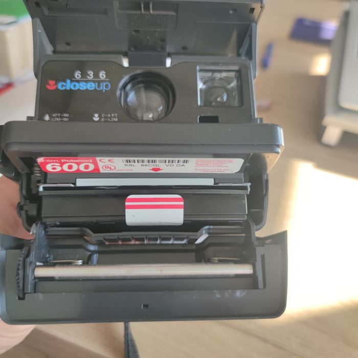 Polaroid aparat 636 closeup