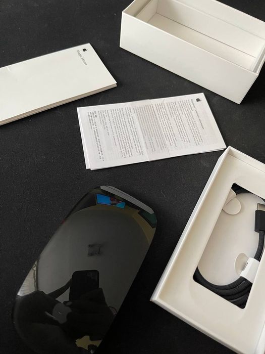 Myszka Apple Magic Mouse Czarna ( mysz MacBook)