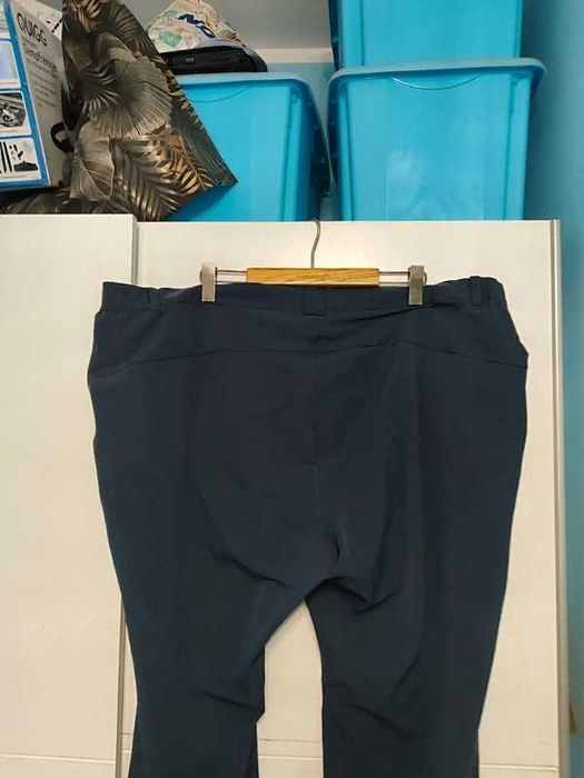 Ulla Popken spodnie turystyczne wodoodporne cieńszy Softshell 58/60