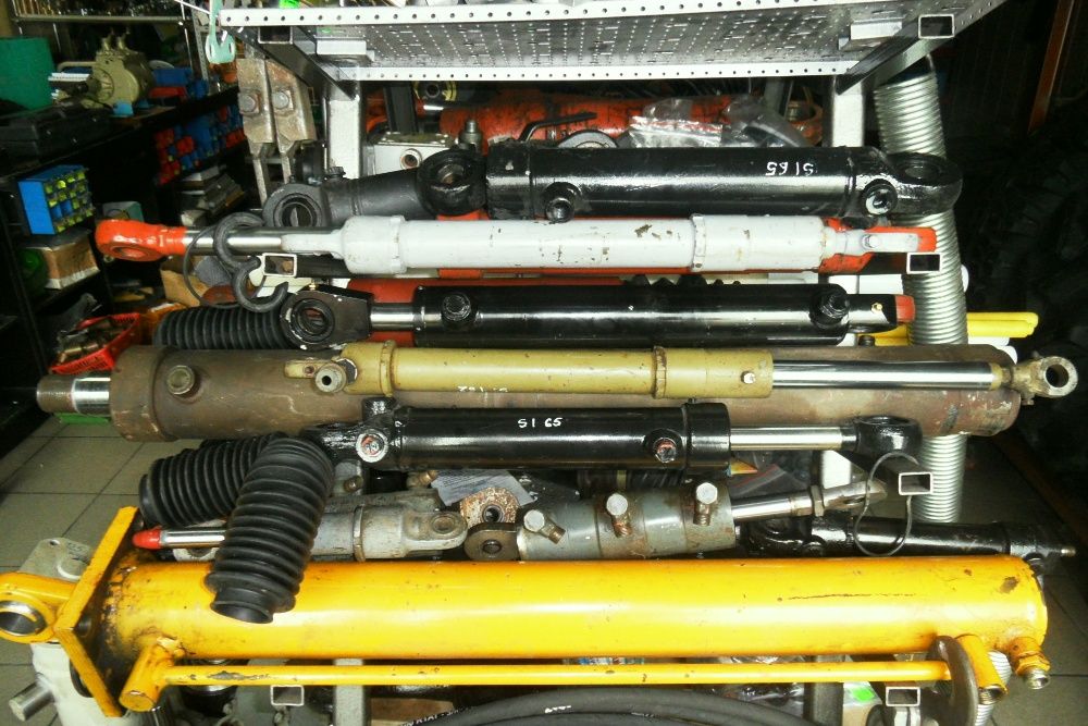 Siłownik hydrauliczny do łuparki rębak prasa podpora