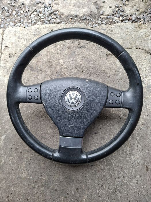 Kierownica vw passat b6 touran golf v poduszka wiązka  multifunkcja