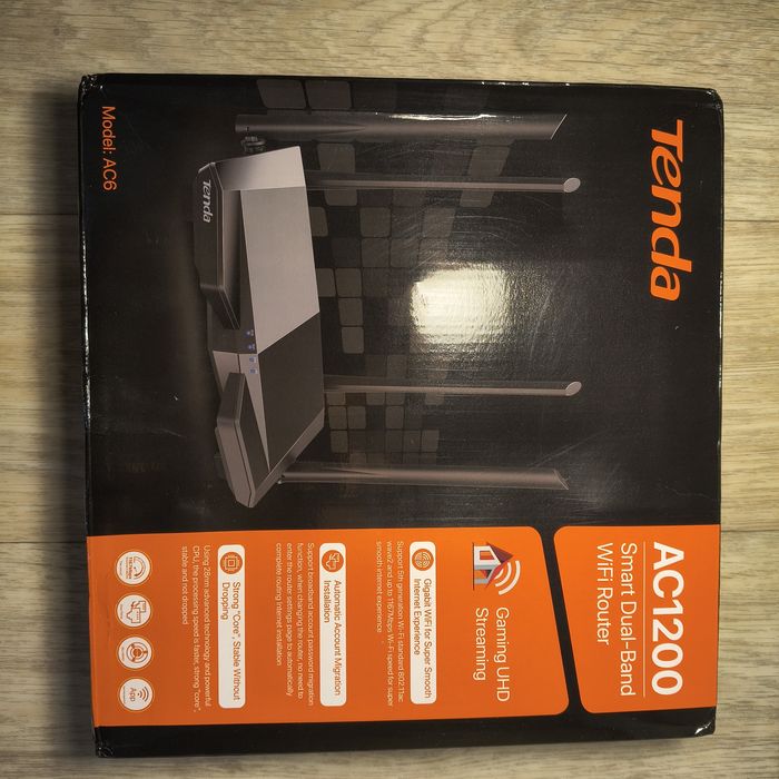 Новий роутер  tenda ac6 ac1200