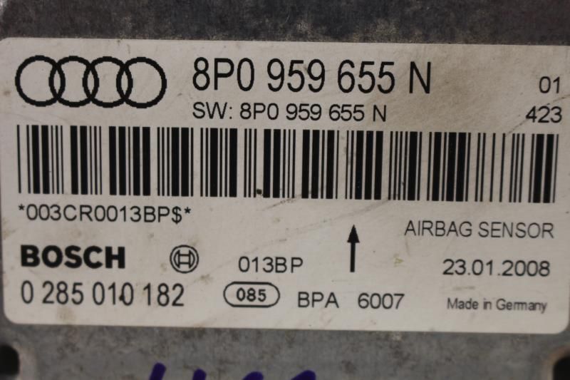 Centralina airbag AUDI A3 (8P1)