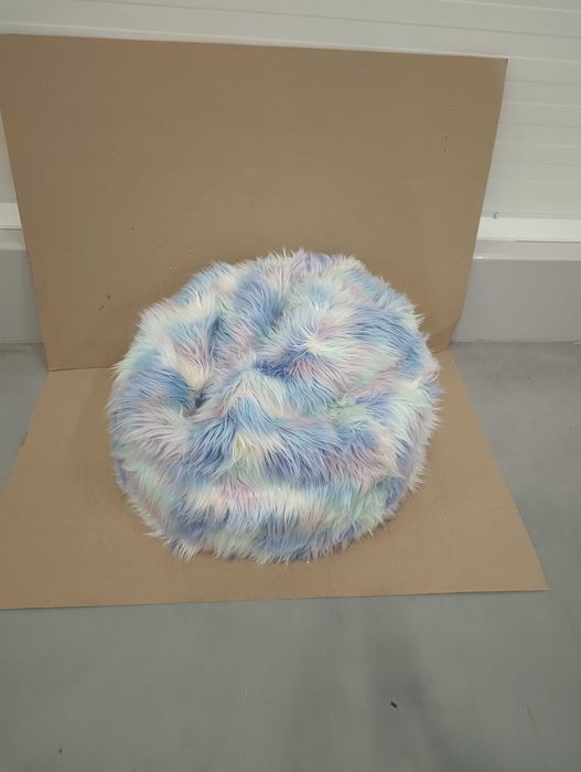 Icon Pufa Worek do Siedzenia z wypełnieniem fotel tęczowy 65x65cm