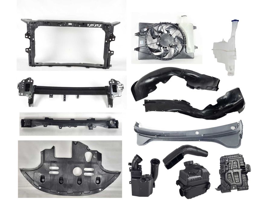 Elantra 2019-20 Панель вентилятор телевизор та усілітель жабо комплект