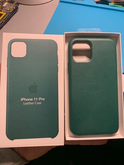 Кожаный чехол Leather Case для iPhone 14 Pro Max, айфон