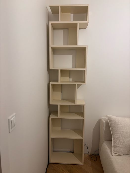 Regał modułowy Tylko kolor kremowy