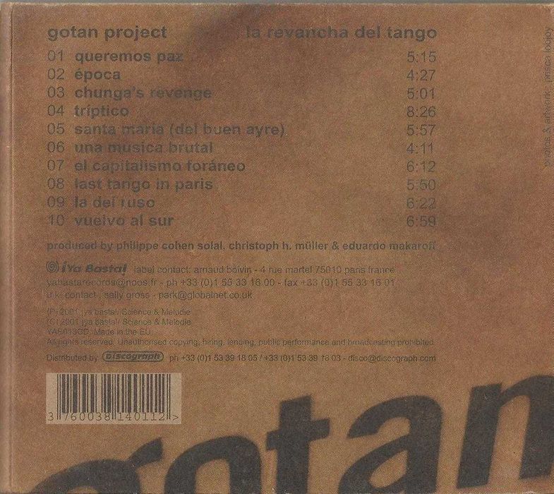 Gotan Project - La Revancha del Tango