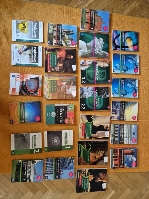 Zestaw podręczników do liceum